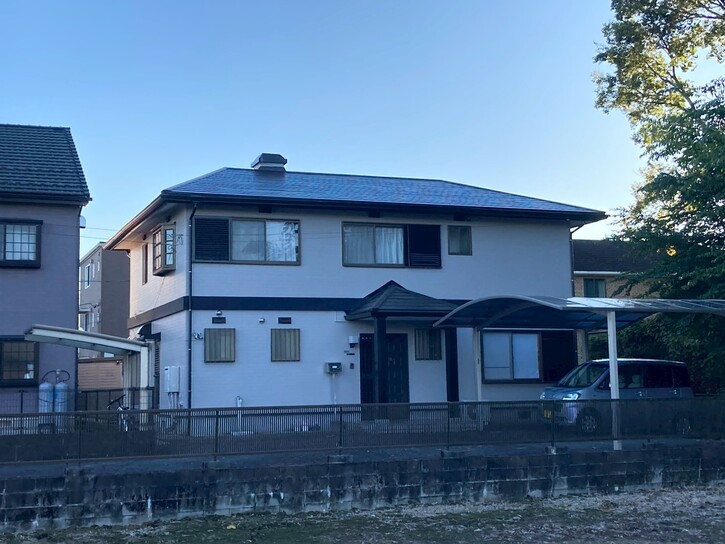 画像:外壁塗装・屋根葺き替え・雨樋改修・ベランダ防水・幕板板金巻き工事(営業担当:阿南)