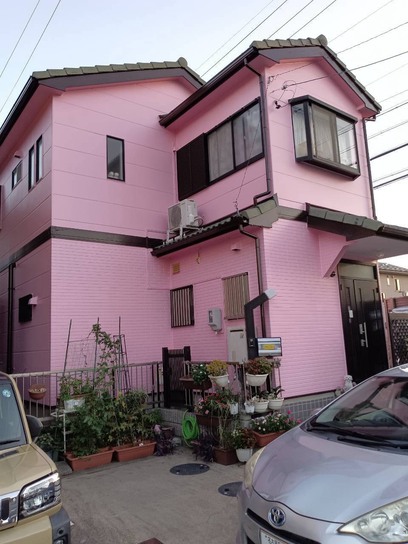 画像:外壁塗装工事(営業担当:中原)