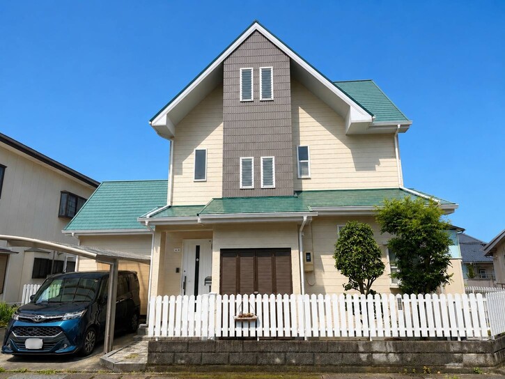 画像:屋根壁塗装工事(営業担当:稲垣)